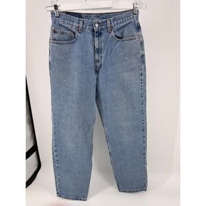 Levi 550 Mens Size Real Measurements 31x32‎ Relaxed Fit Blue Denim Jeans